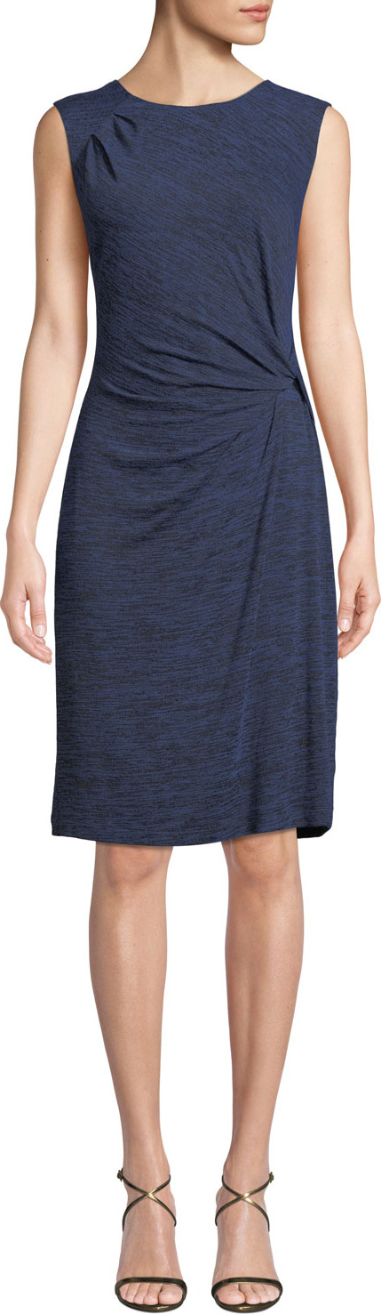 NIC+ZOE Every Occasion Melange Knit Twist Dress