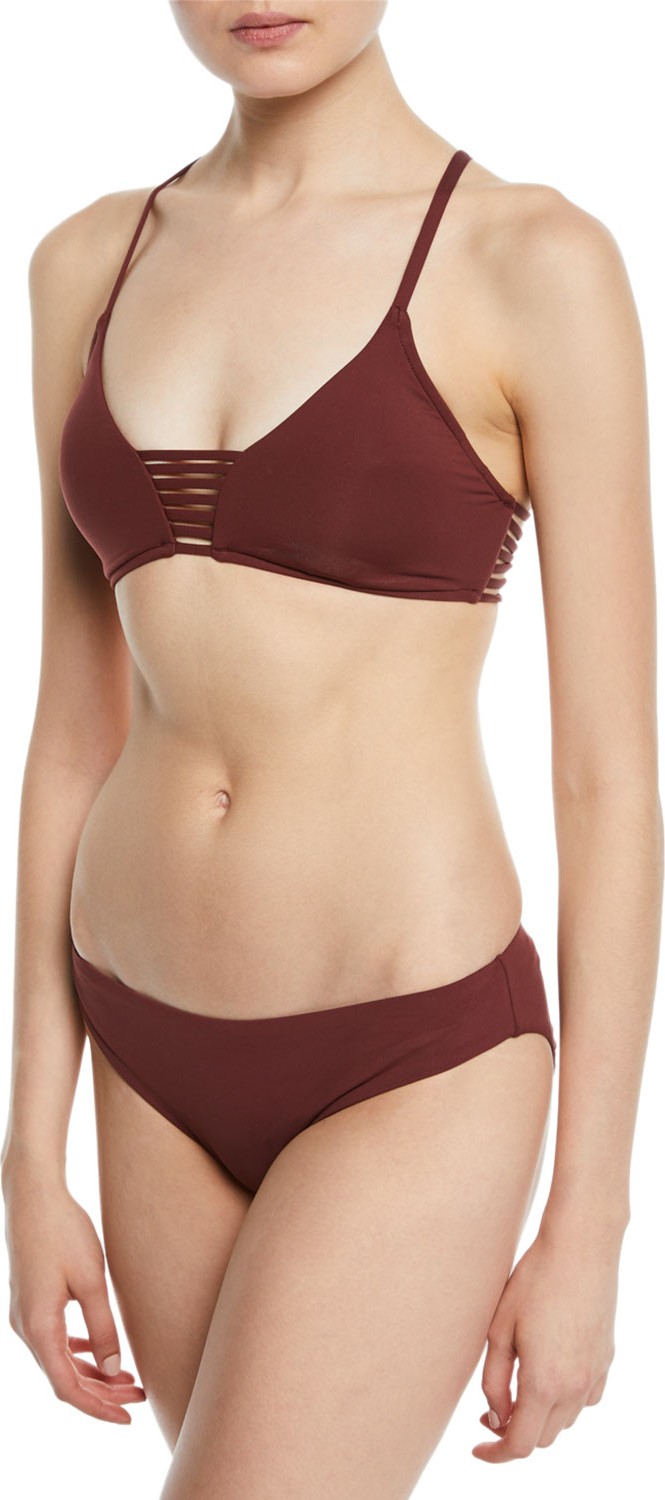 Seafolly Rouleau Strappy Bikini Swim Top