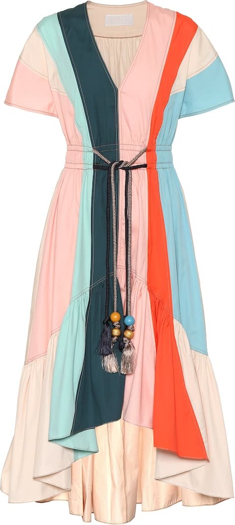 Peter Pilotto Striped cotton dress