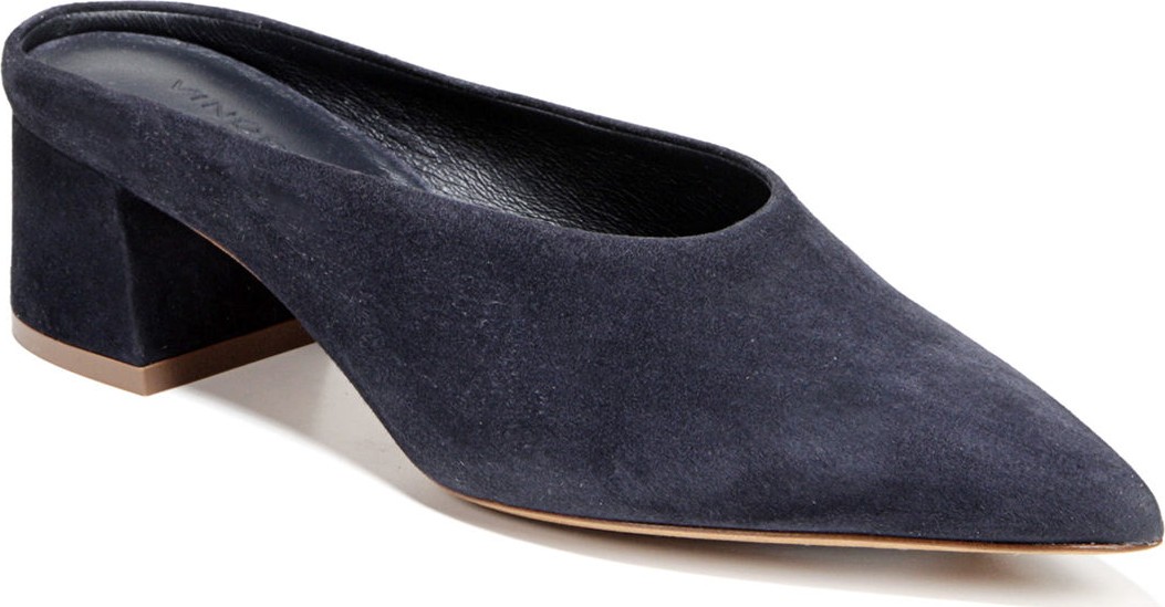 Vince Ralston Suede Pointed Mules