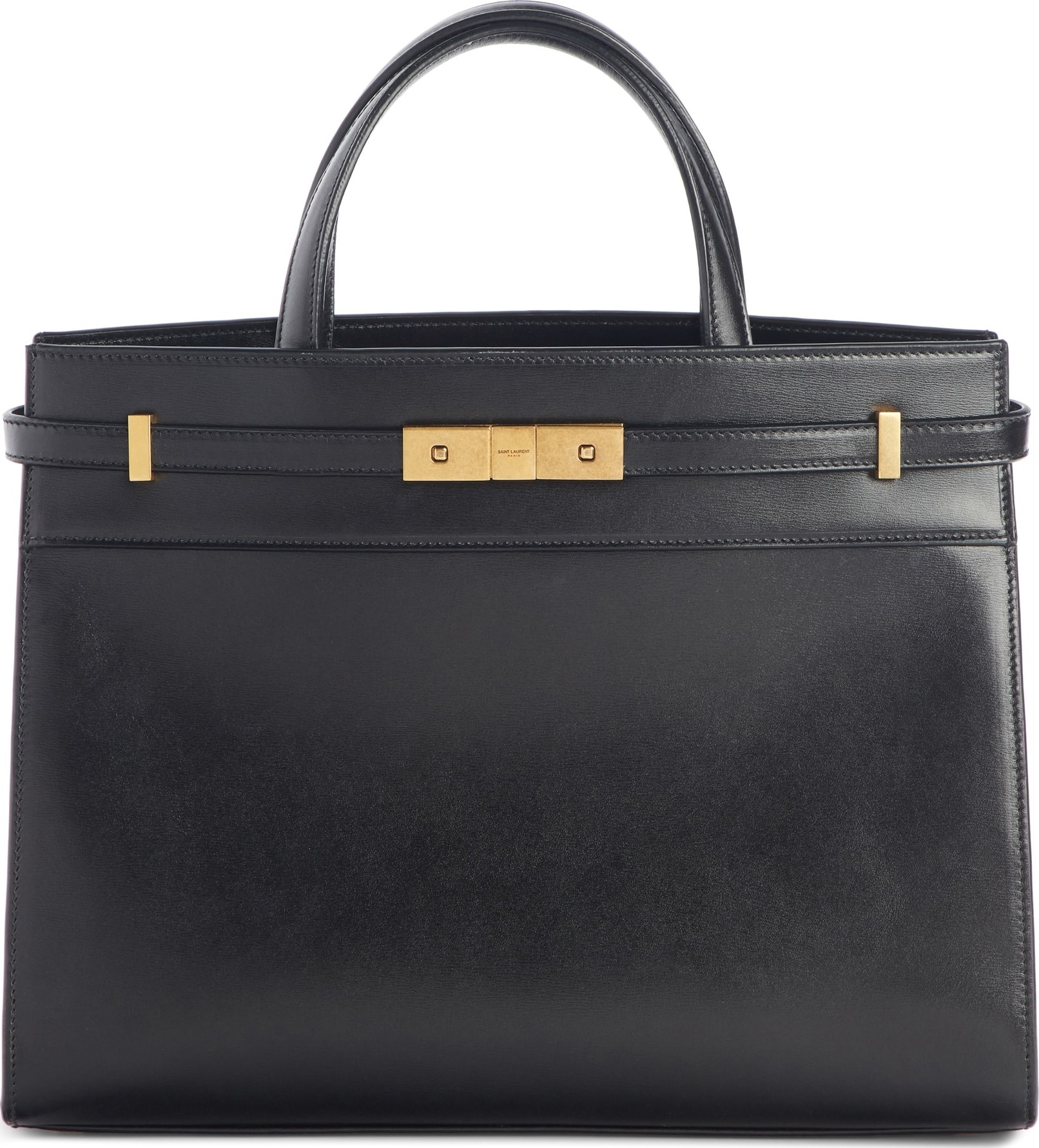 Saint Laurent Small Manhattan Leather Satchel