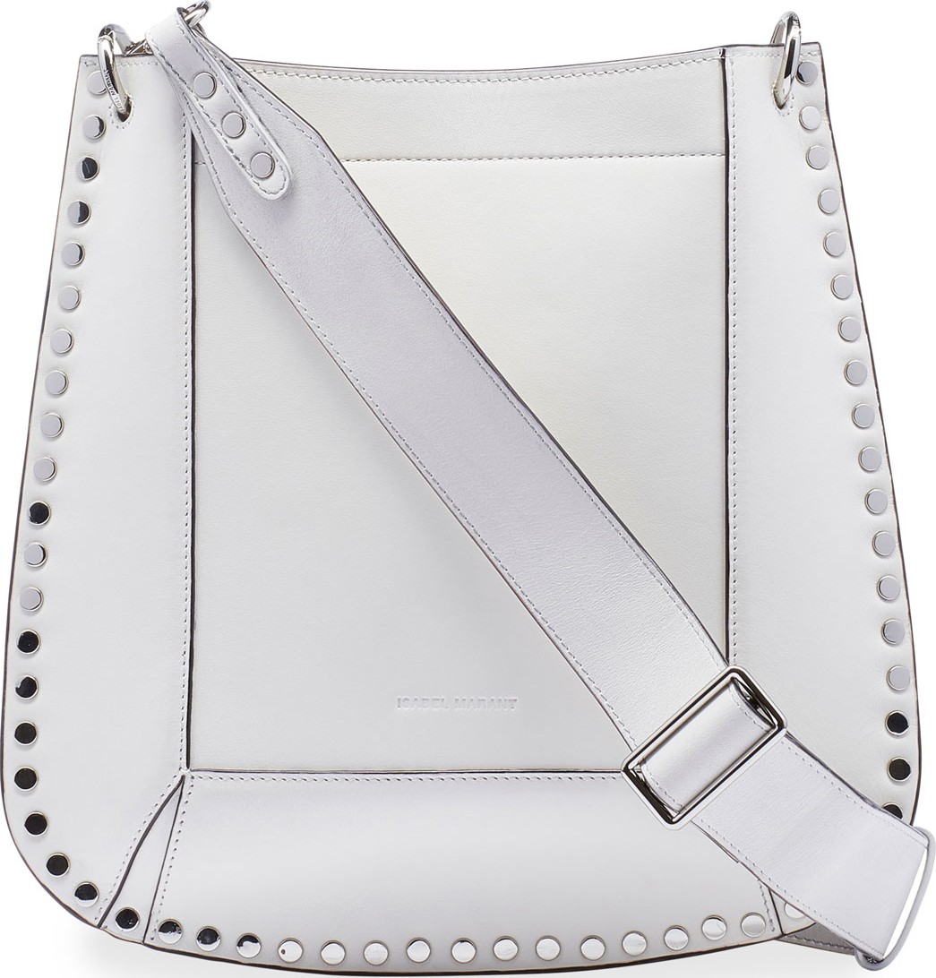 Isabel Marant Oskan New Studded Leather Hobo Bag