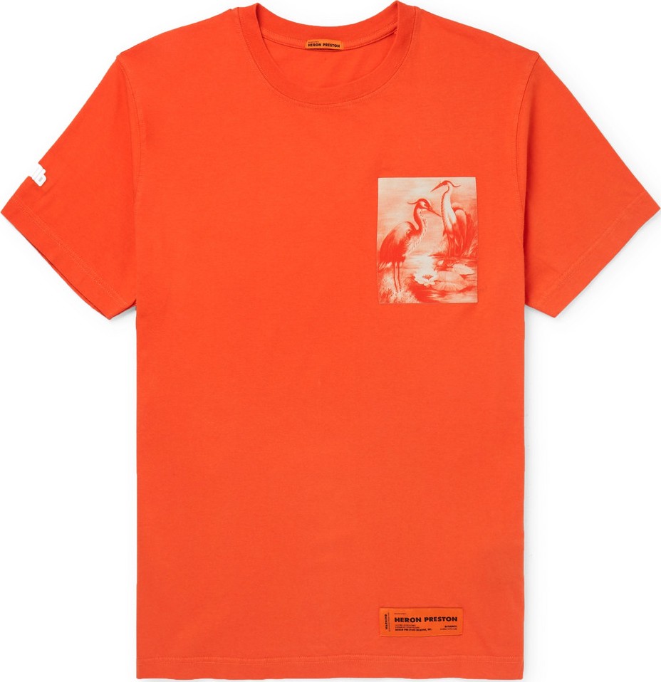 Heron Preston Printed Cotton-Jersey T-Shirt