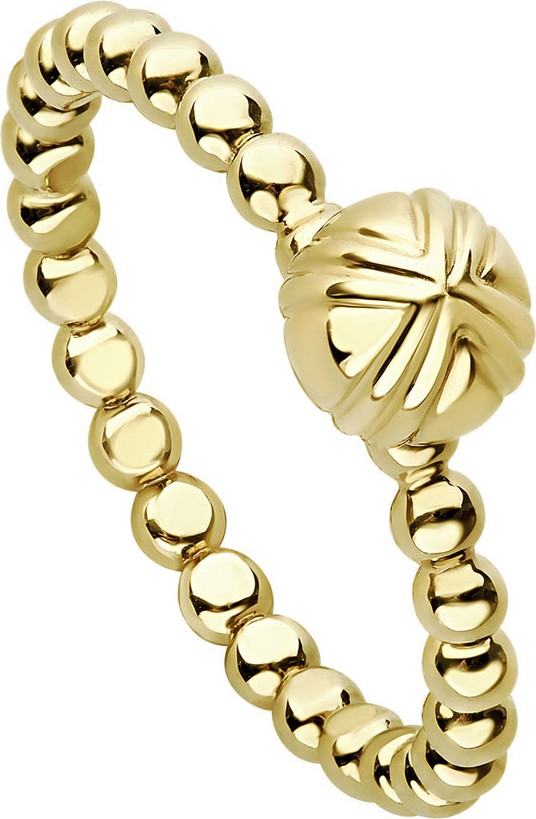 LAGOS 18k Caviar Gold Flower Bud Ring, Size 7