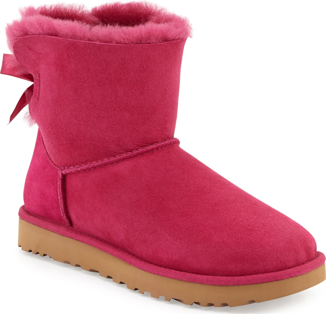 UGG Mini Bailey Bow II Shearling Fur Boots