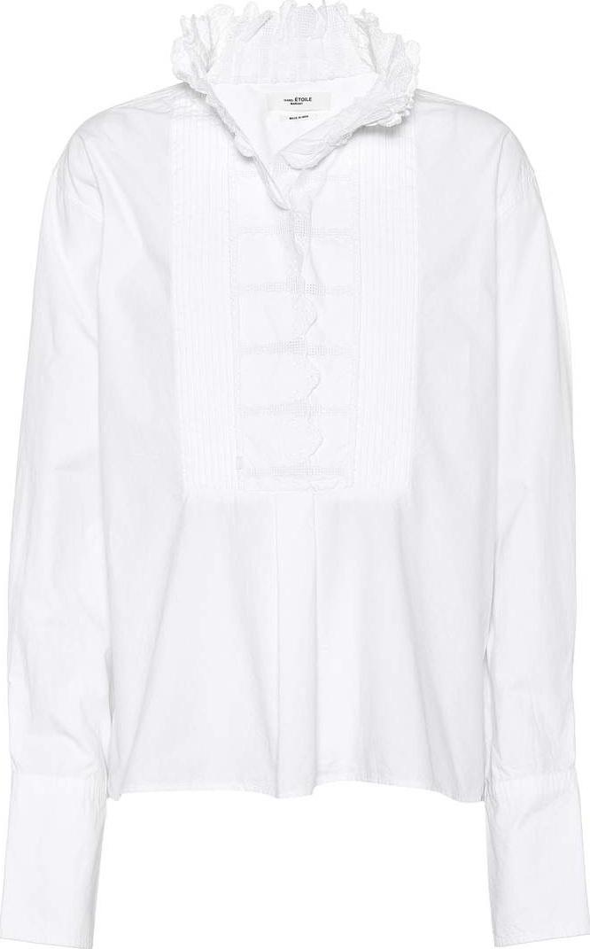 Isabel Marant Etoile Mora embroidered cotton shirt