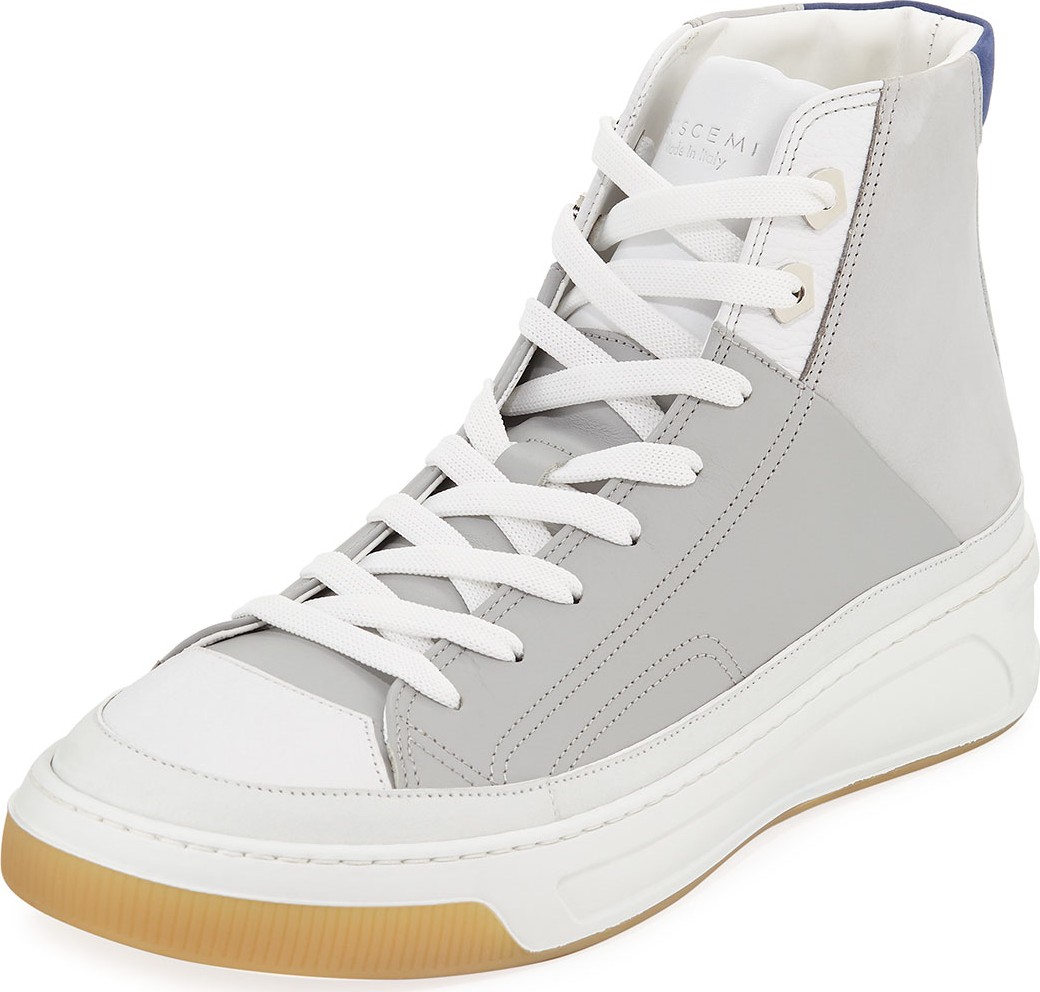 Buscemi Men's Prodigy Leather Mid-Top Sneakers
