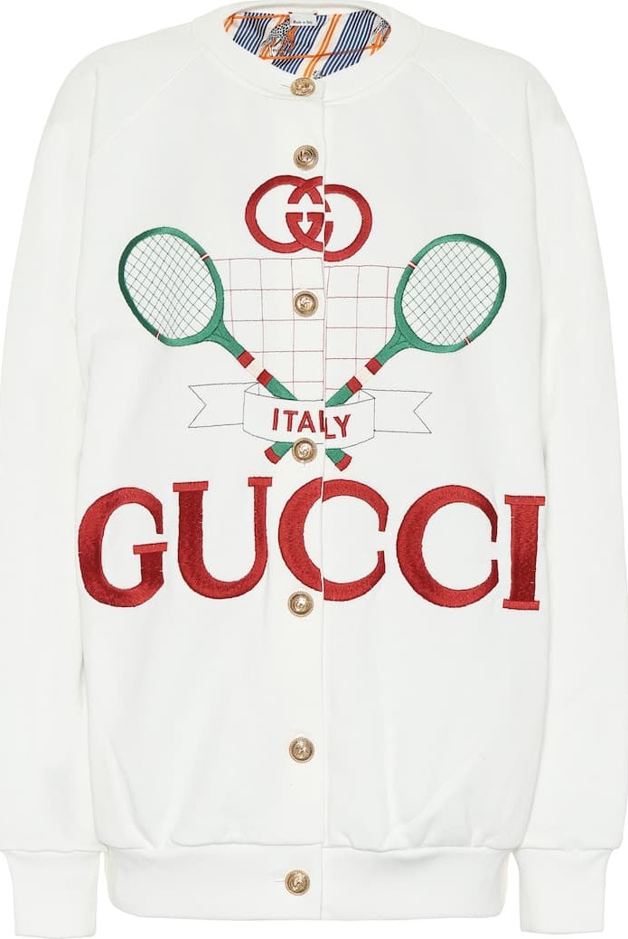Gucci Gucci Tennis cotton cardigan
