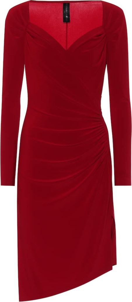 Norma Kamali Stretch-jersey midi dress