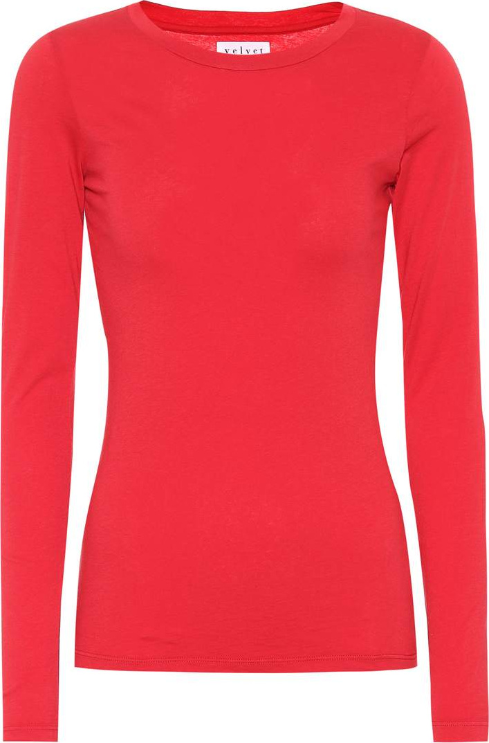 Velvet By Graham & Spencer Zofina stretch cotton top