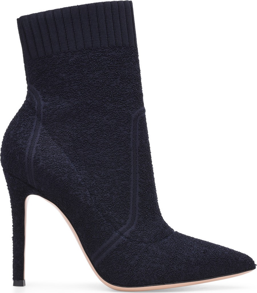 Gianvito Rossi Fiona knit bootie