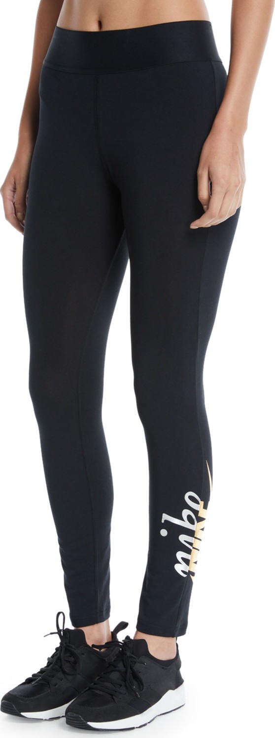 Nike Metallic Logo Performance Leggings