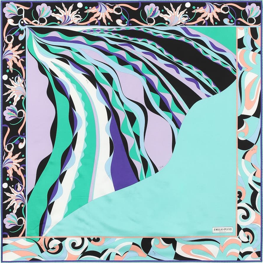 Emilio Pucci Printed silk scarf