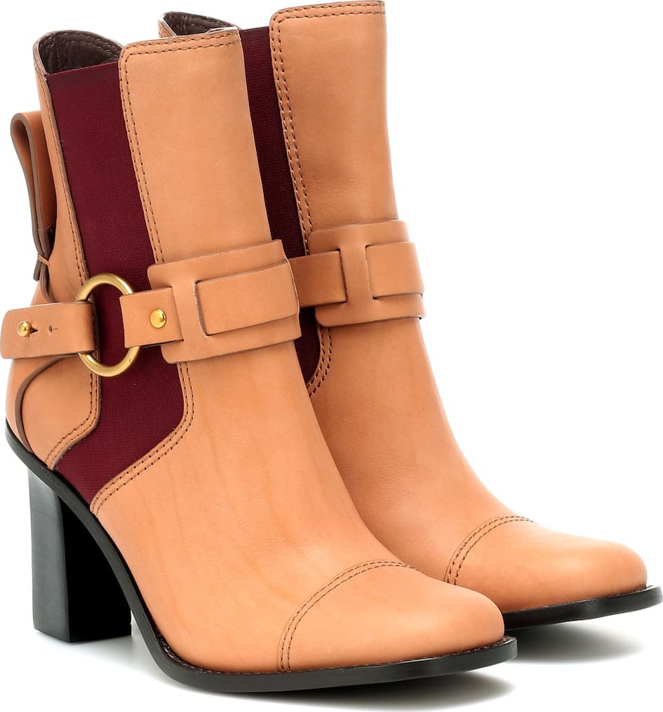 See By Chloé Leather ankle boots