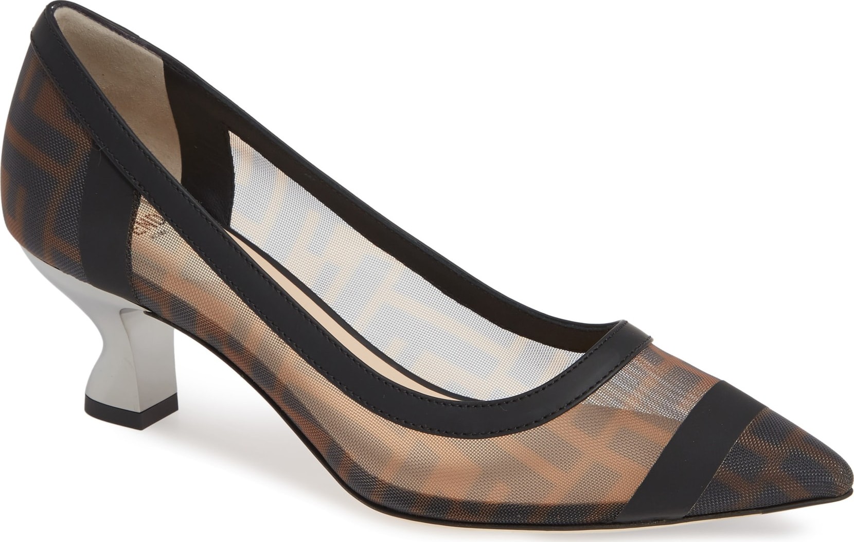 Fendi Colibri Logo Pump