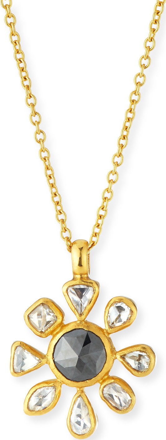 GURHAN 24k Elements Diamond Pendant Necklace