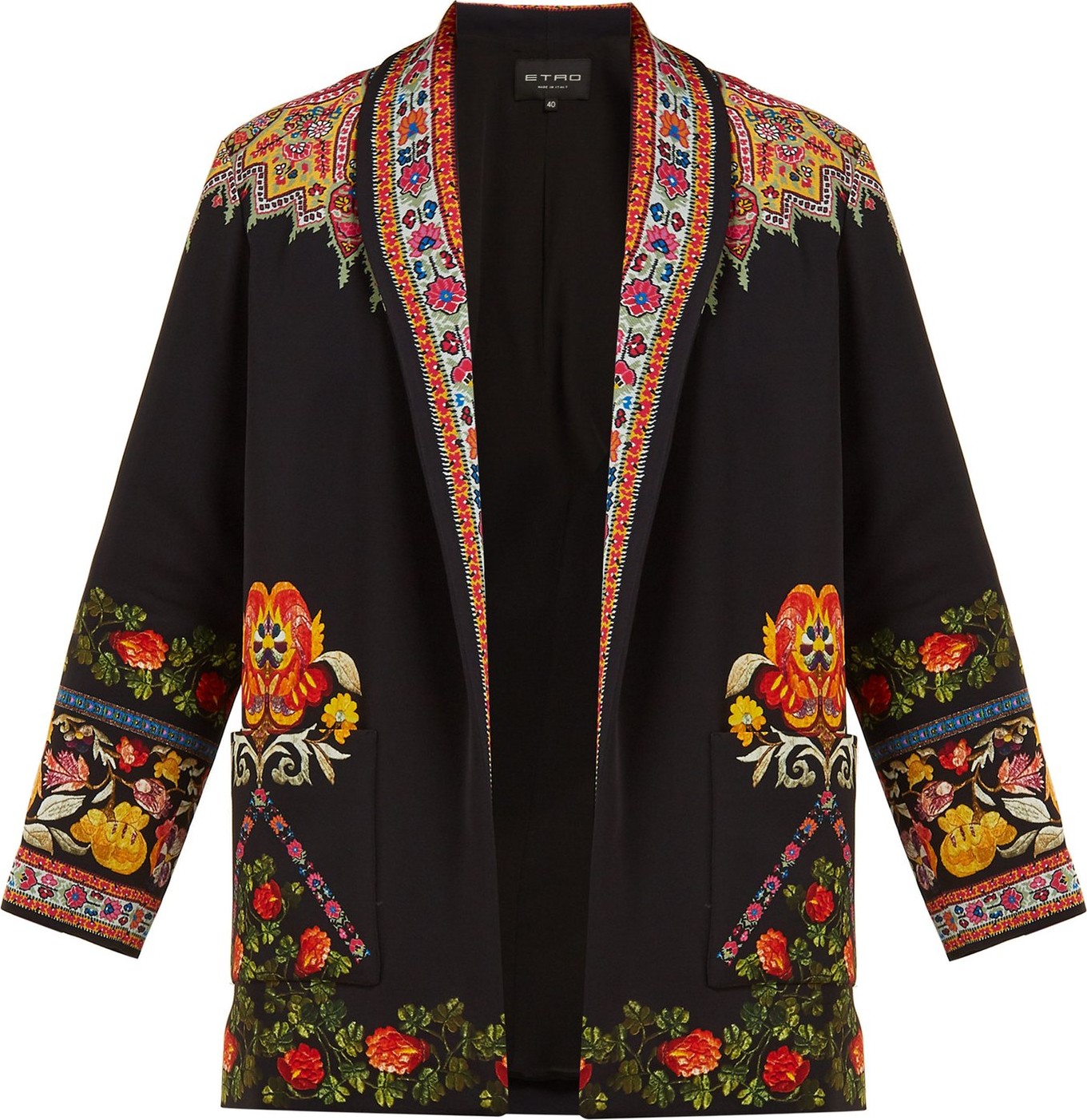 Etro Itadaki paisley-print open-front jacket