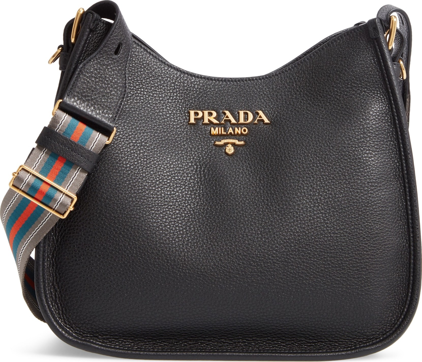Prada Daino Calfskin Leather Hobo