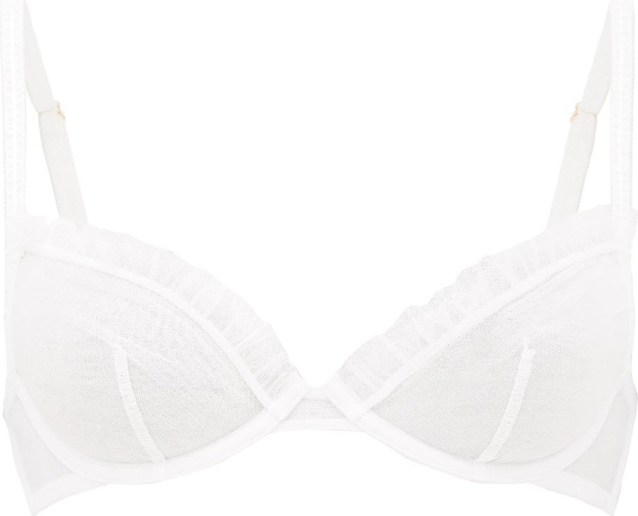 Myla Duchy Street frill-trim tulle bra