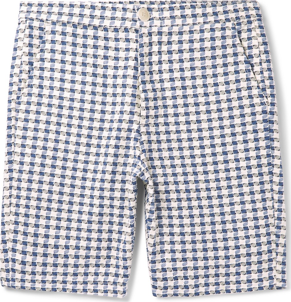 Oliver Spencer Ebley Checked Woven Cotton Shorts