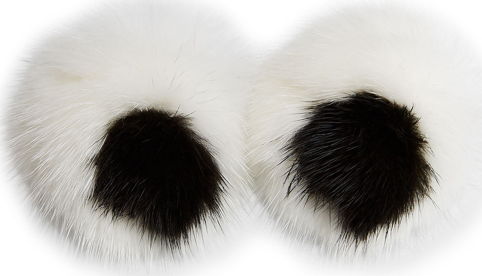 Anya Hindmarch Eyes Mink Sticker for Handbag, White