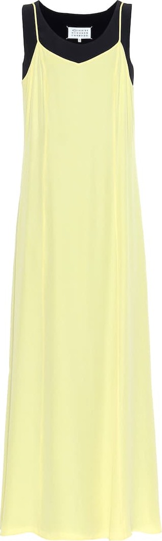 Maison Margiela Double-layered crêpe dress