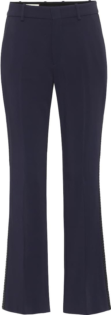 Gucci Stretch-cady flared pants