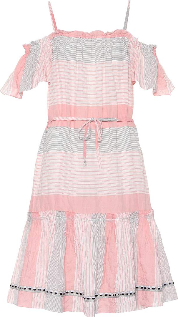 LemLem Striped cotton-blend dress