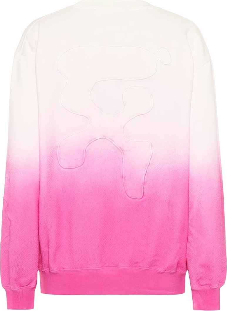 Off White Logo cotton-jersey sweatshirt