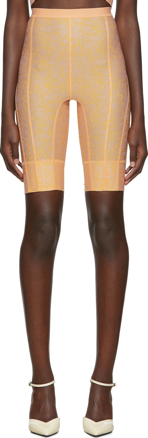 Charlotte Knowles SSENSE Exclusive Pink Vyper Shorts