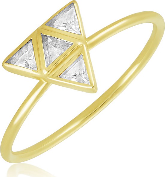 Legend Amrapali Rasayana Pyramid Sapphire Stack Ring, Size 6