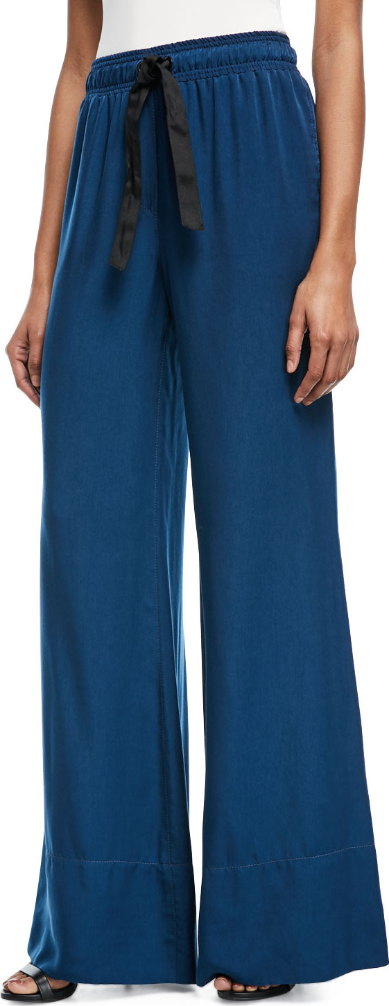 Cinq A Sept Tous Les Jours Sierra Drawstring Wide-Leg Pants
