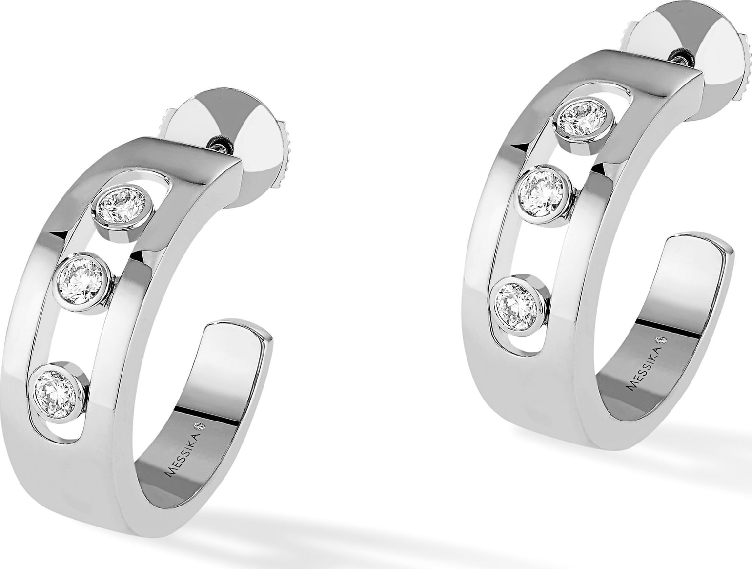 Messika Move Diamond Hoop Earrings