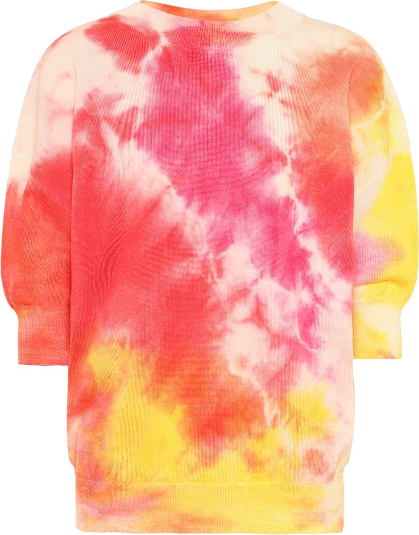 MSGM Tie-dye wool sweatshirt