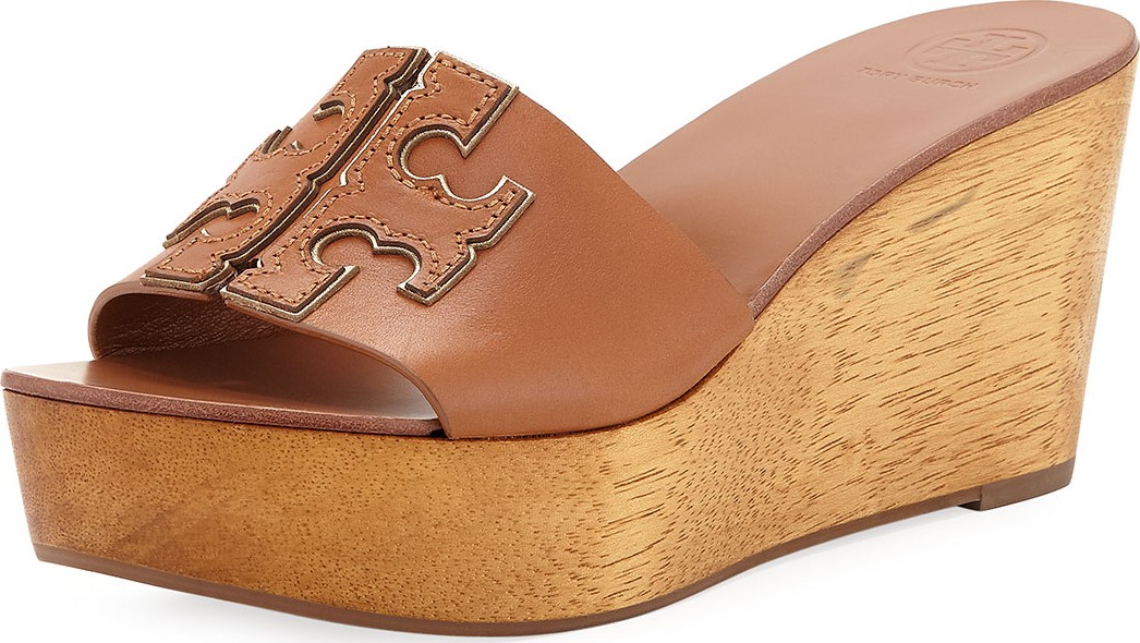 Tory Burch Ines 80mm Wedge Slide Sandals