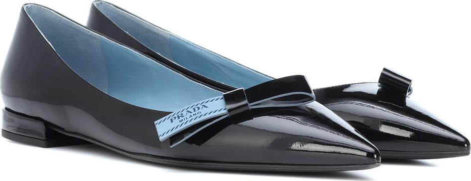 Prada Patent leather ballet flats