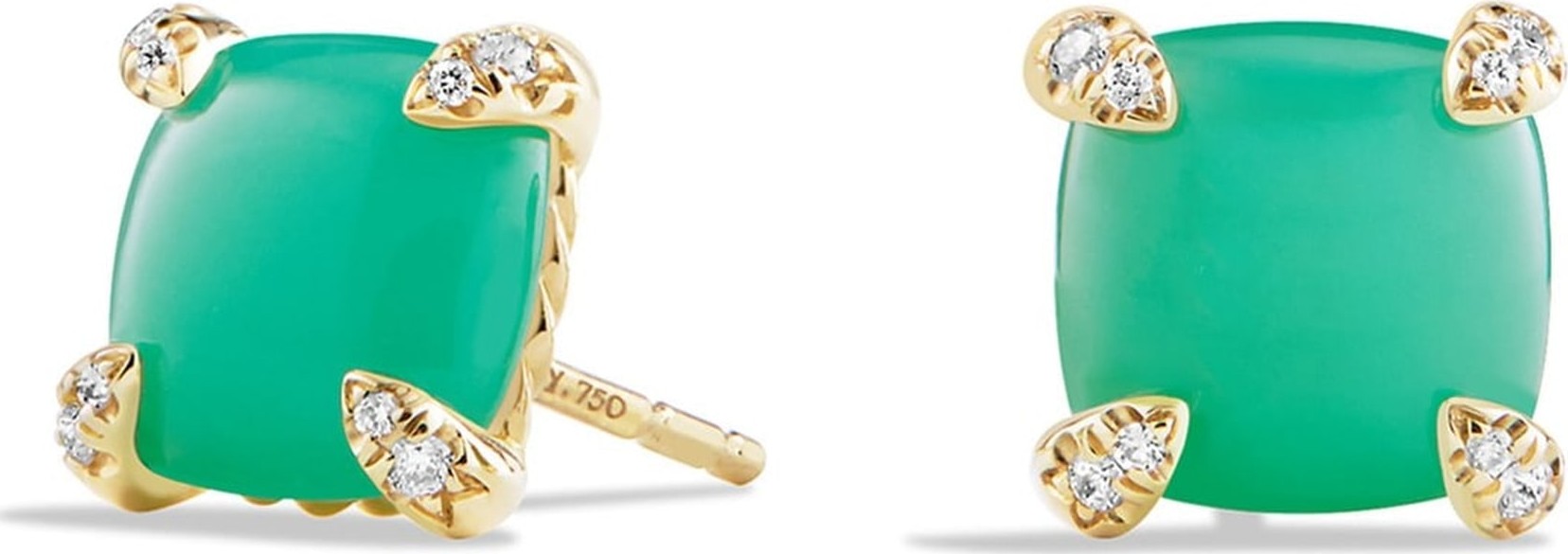 David Yurman 'Châtelaine' Earrings with Semiprecious Stones in 18K Gold