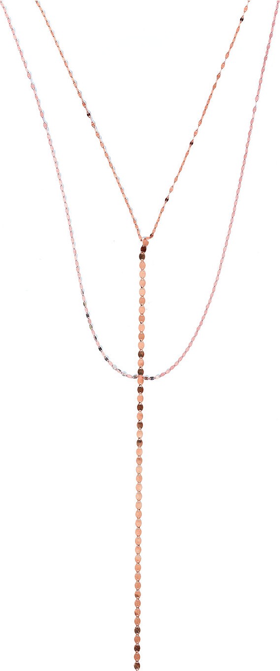 Lana Nude Blake Chain Drop Necklace