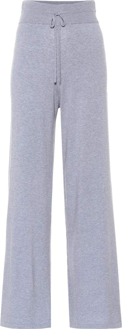 LIVE THE PROCESS Wide-leg stretch knit sweatpants