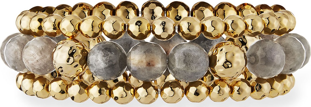 Gorjana Acacia Statement Bracelets, Set of 3