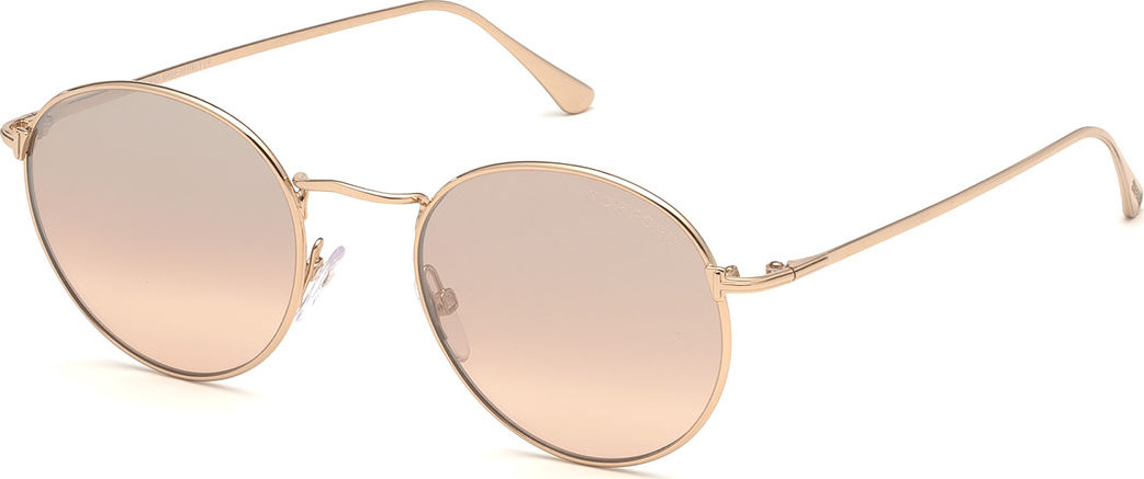 TOM FORD Ryan Round Metal Sunglasses
