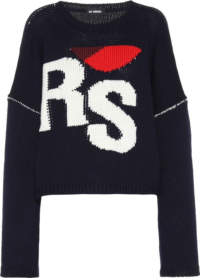 Raf Simons Cropped wool sweater