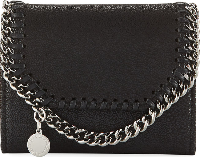 Stella McCartney Falabella Small Shaggy Deer Wallet on a Chain