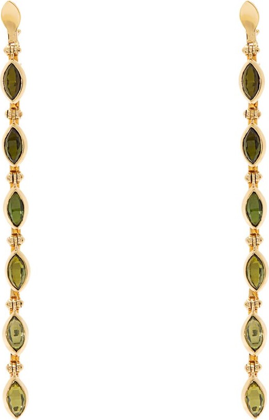 Marie Mas Swinging Line 18kt gold drop earrings