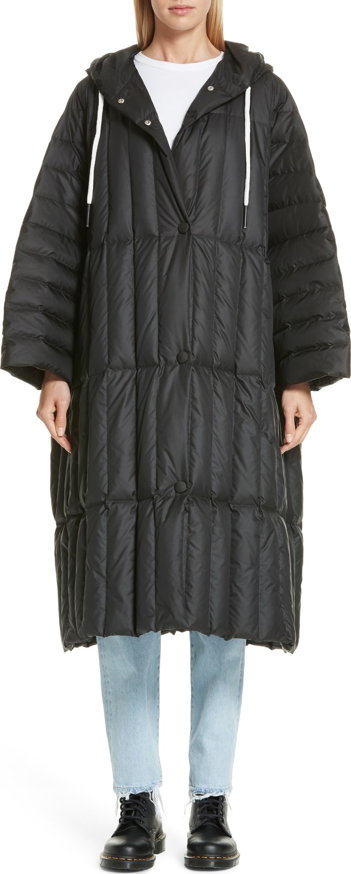 Ienki Ienki Pyramid Long Hooded Down Puffer Coat