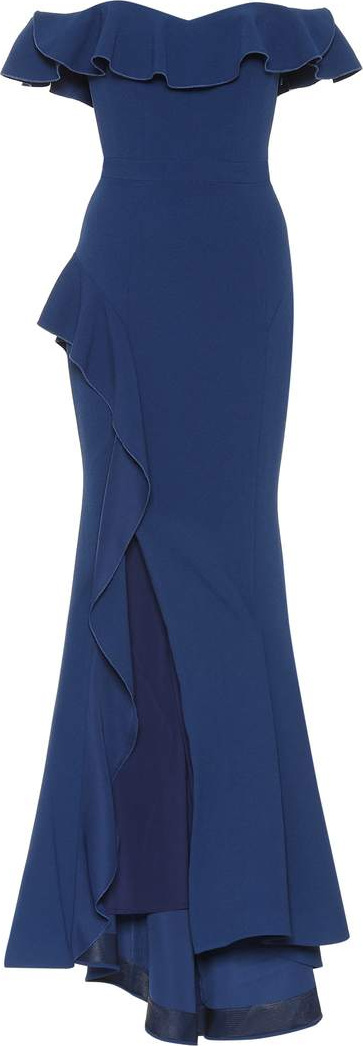 Rebecca Vallance Aegean off-the-shoulder dress