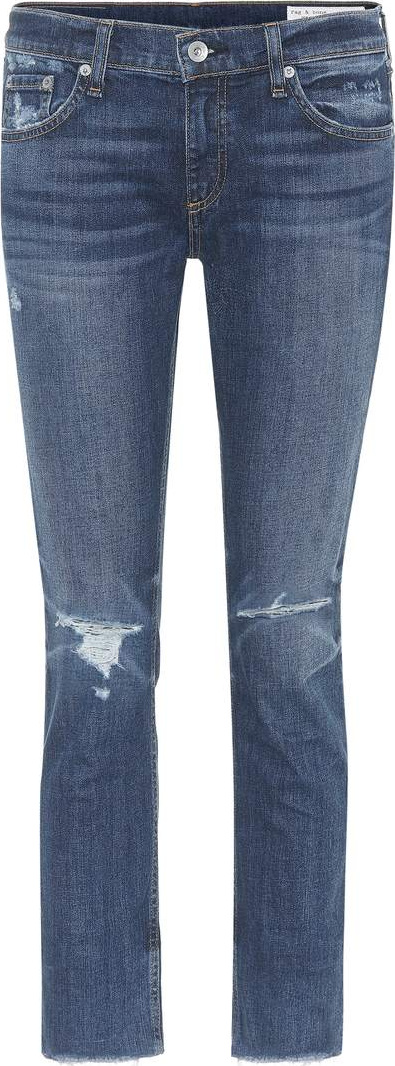 Rag & Bone Dre cropped slim boyfriend jeans