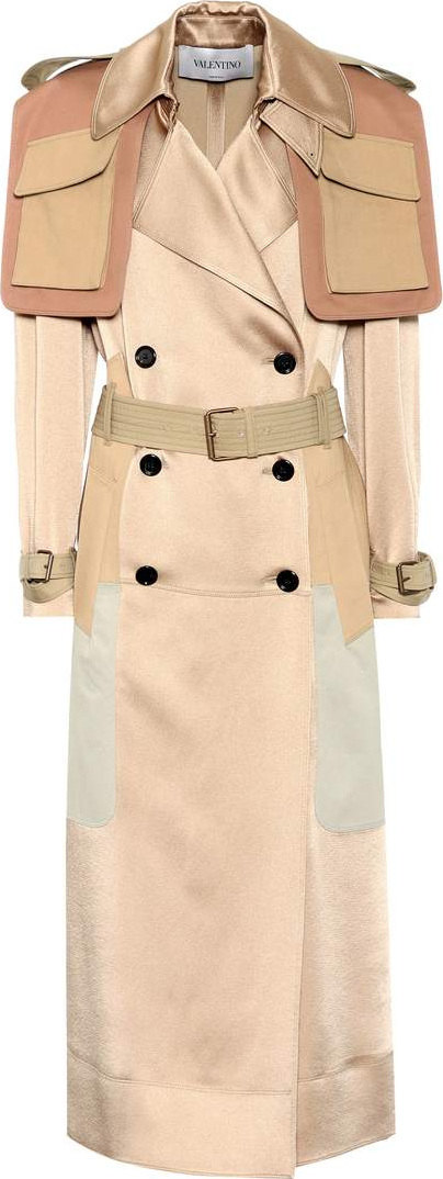 Valentino Satin trench coat