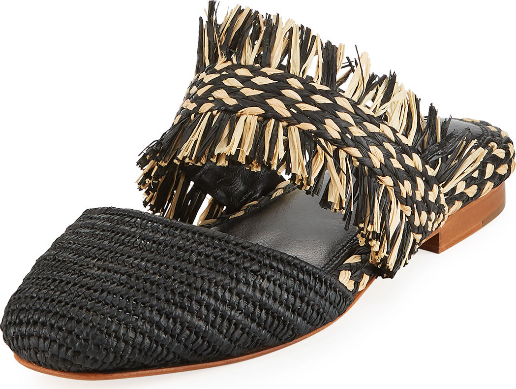 ZYNE Raffy II Raffia Slide Mule