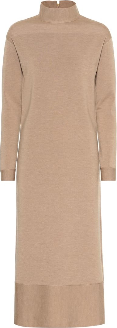 Agnona Wool-blend midi dress